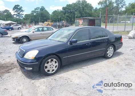2002 Lexus Ls 430 из США, поврежденный, VIN JTHBN30F620086657